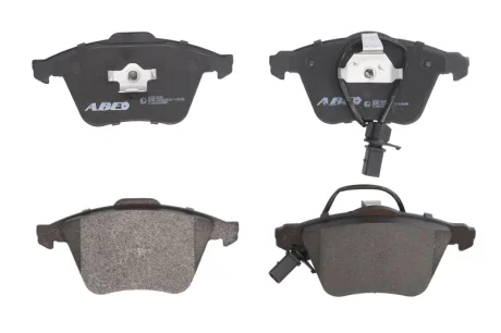 Комплект гальмівних колодок передн, AUDI A4 B6, A4 B7, A4 B8, A6 ALLROAD C6, A6 C5, A6 C6, A8 D3 SEAT EXEO, EXEO ST 1.8-6.0 02.97-12.15 ABE C1A042ABE