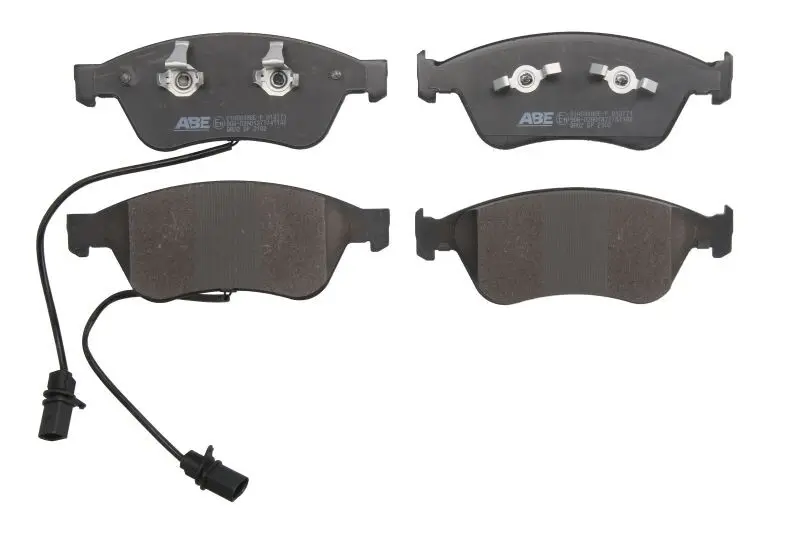Комплект гальмівних колодок передн, AUDI A6 C6, A8 D2, A8 D3 VW PHAETON 2.0-6.0 03.94-03.16 ABE C1A044ABE-P (фото 1)