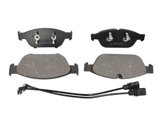 Комплект гальмівних колодок передн, AUDI A6 ALLROAD C7, A6 C7, A7, A8 D4 1.8-6.3 11.09-09.18 ABE C1A046ABE (фото 1)