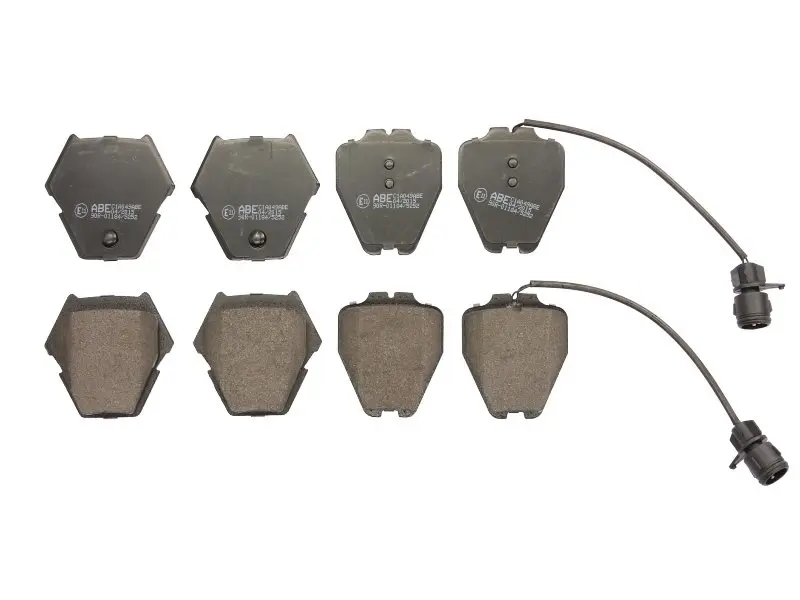 Комплект гальмівних колодок передн, AUDI A6 C4, A6 C5, A8 D2, ALLROAD C5 2.5D-4.2 03.94-08.05 ABE C1A049ABE (фото 1)