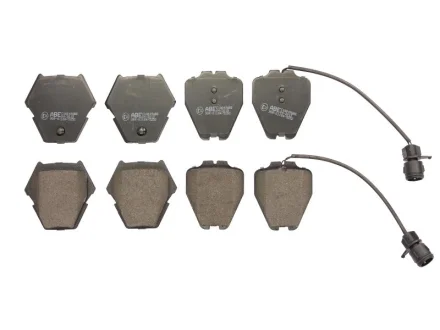 Комплект гальмівних колодок передн, AUDI A6 C4, A6 C5, A8 D2, ALLROAD C5 2.5D-4.2 03.94-08.05 ABE C1A049ABE