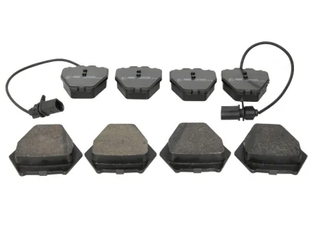Комплект гальмівних колодок передн, AUDI A4 B5, A4 B6, A6 C5, ALLROAD C5 VW PASSAT B5, PASSAT B5.5, PHAETON 1.8-6.0 02.97-03.16 ABE C1A050ABE