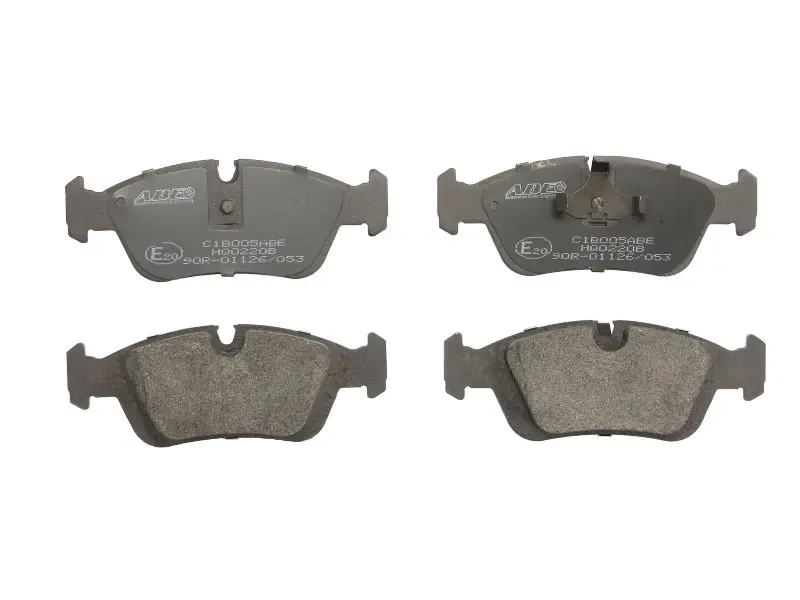 Комплект гальмівних колодок передн, BENTLEY BROOKLANDS BMW 3 (E36), 3 (E46), Z3 (E36), Z4 (E85) 1.6-6.7 09.90-02.09 ABE C1B005ABE (фото 1)