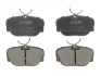 Комплект гальмівних колодок передн, MERCEDES 190 (W201) BMW 3 (E30), 3 (E36), Z1 LAND ROVER RANGE ROVER II 1.6-4.0 09.82-03.02 ABE C1B015ABE (фото 1)