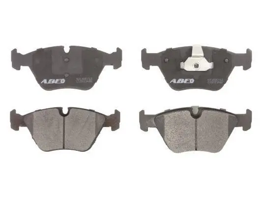 Комплект гальмівних колодок передн, BMW 3 (E46), 5 (E34), 7 (E32), 7 (E65, E66, E67), X3 (E83), Z4 (E85), Z4 (E86) MG ZT, ZT- T ROVER 75, 75 I 2.0-4.6 03.85-12.11 ABE C1B019ABE (фото 1)