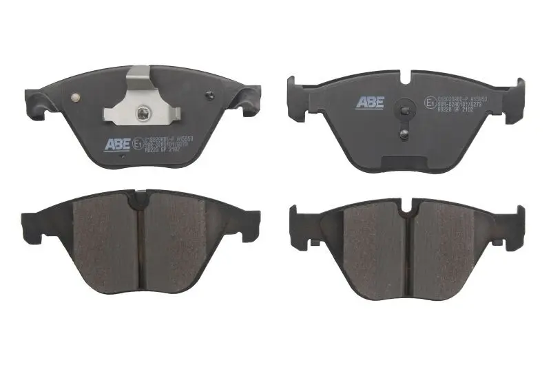 Комплект гальмівних колодок передн, BMW 3 (E90), 3 (E92), 5 (E60), 5 (F10), 5 (F11), 5 GRAN TURISMO (F07), 6 (F12), 6 (F13), 6 GRAN COUPE (F06), 7 (E65, E66, E67), 7 (F01 2.0-4.4 07.03-10.18 ABE C1B029ABE-P (фото 1)