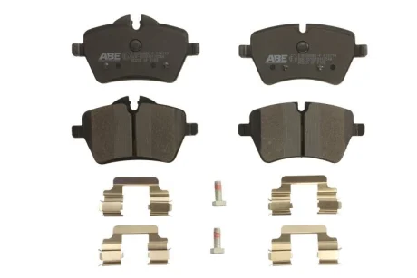 Комплект гальмівних колодок передн, MINI (R50, R53), (R52), (R56), (R57), (R58), (R59), CLUBMAN (R55), COUNTRYMAN (R60), PACEMAN (R61) 1.4D-2.0D 06.01-10.16 ABE C1B033ABE-P