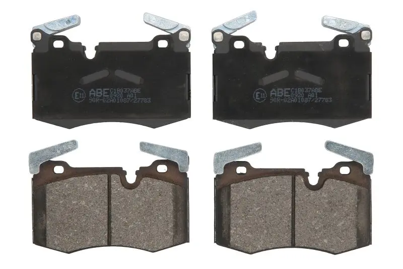 Комплект гальмівних колодок передн, MINI (R56), (R57), (R58), (R59), CLUBMAN (R55), CLUBVAN (R55) 1.4-2.0D 09.06-06.15 ABE C1B037ABE (фото 1)