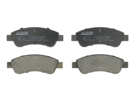 Комплект гальмівних колодок передн, DS DS 3 CITROEN BERLINGO, C2, C2 ENTERPRISE, C3 AIRCROSS I, C3 AIRCROSS II, C3 I, C3 II, C3 III, C3 PICASSO, C4, C4 CACTUS, C4 I 1.0-Electric 02.84- ABE C1C000ABE