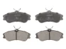 Комплект гальмівних колодок передн, CITROEN BERLINGO, JUMPY I, XSARA, XSARA PICASSO PEUGEOT 206, 306, 307, PARTNER, PARTNER ORIGIN 1.1-Electric 04.93- ABE C1C031ABE (фото 1)