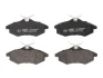 Комплект гальмівних колодок передн, CITROEN C2, C2 ENTERPRISE, C3 I, C3 II, C3 PLURIEL 1.1-1.6 02.02- ABE C1C038ABE (фото 1)