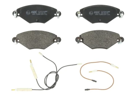 Комплект гальмівних колодок передн, CITROEN C5 I, C5 II 1.6D-3.0 03.01-08.08 ABE C1C041ABE