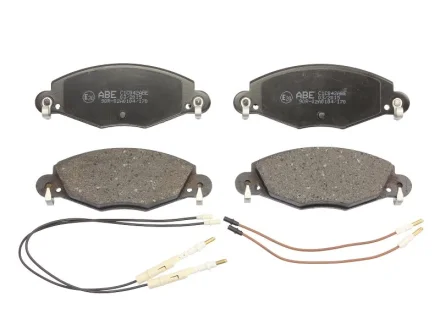 Комплект гальмівних колодок передн, CITROEN C5 I, C5 II 1.8-3.0 03.01-09.08 ABE C1C042ABE