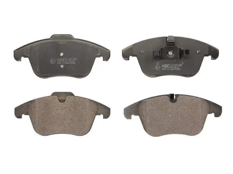 Комплект гальмівних колодок передн, CITROEN C5 III PEUGEOT 407, 508, 508 I, RCZ 1.6-2.2D 05.04- ABE C1C057ABE (фото 1)
