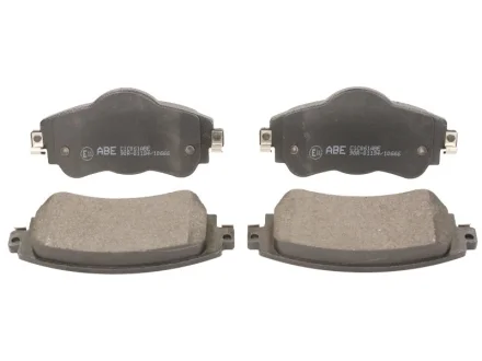 Комплект гальмівних колодок передн, CITROEN C4 II, DS4 1.2-2.0D 11.09- ABE C1C061ABE