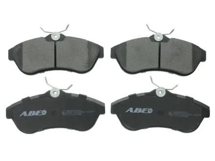 Комплект гальмівних колодок передн, CITROEN C2, C2 ENTERPRISE, C3 I, C3 II, C3 PLURIEL 1.4-1.6D 02.02- ABE C1C063ABE