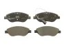 Комплект гальмівних колодок передн, ALFA ROMEO MITO FIAT BRAVO II, STILO LANCIA DELTA III, LYBRA 1.3D-2.4 10.01-10.18 ABE C1F038ABE (фото 1)