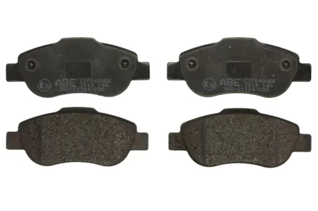 Комплект гальмівних колодок передн, FIAT PALIO, PANDA 1.1-1.4CNG 06.03- ABE C1F048ABE