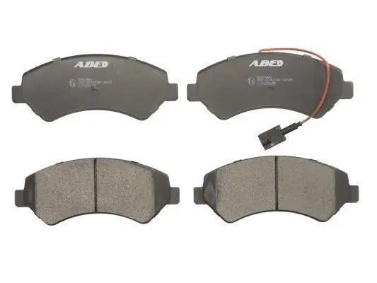 Комплект гальмівних колодок передн, DS DS 3 CITROEN C3 III, DS3, JUMPER III, XSARA FIAT DUCATO OPEL MOVANO C PEUGEOT BOXER 1.2-Electric 04.00- ABE C1F058ABE (фото 1)