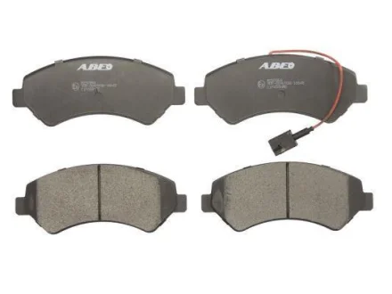Комплект гальмівних колодок передн, DS DS 3 CITROEN C3 III, DS3, JUMPER III, XSARA FIAT DUCATO OPEL MOVANO C PEUGEOT BOXER 1.2-Electric 04.00- ABE C1F058ABE