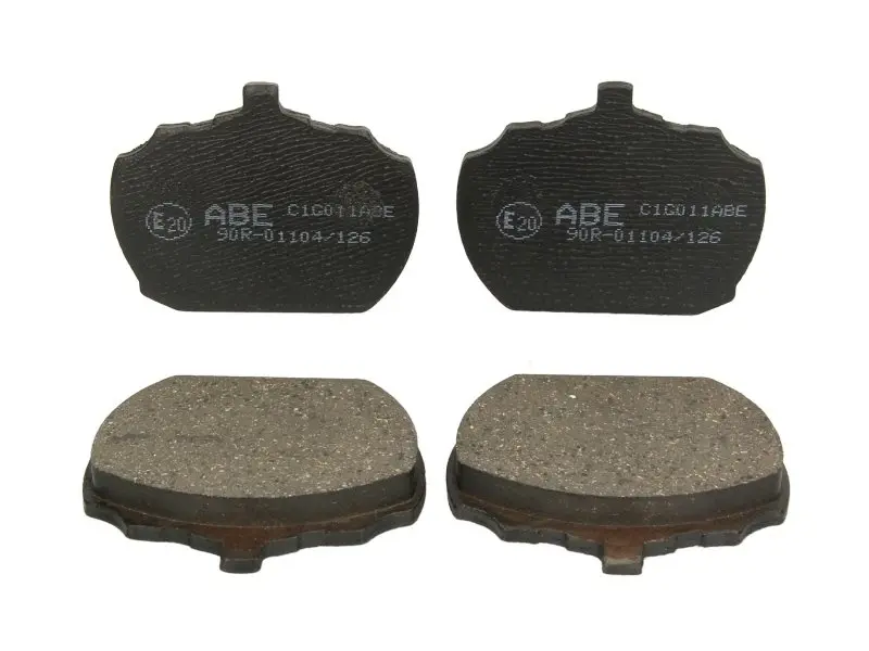 Комплект гальмівних колодок передн, FORD TRANSIT LDV SHERPA ROVER 2000-3500 1.5-3.5 11.65-09.92 ABE C1G011ABE (фото 1)