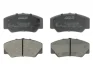 Комплект гальмівних колодок передн, FORD ESCORT III, FIESTA, P 100 II, SIERRA II, TRANSIT 1.3-2.8 11.77-08.95 ABE C1G022ABE (фото 1)