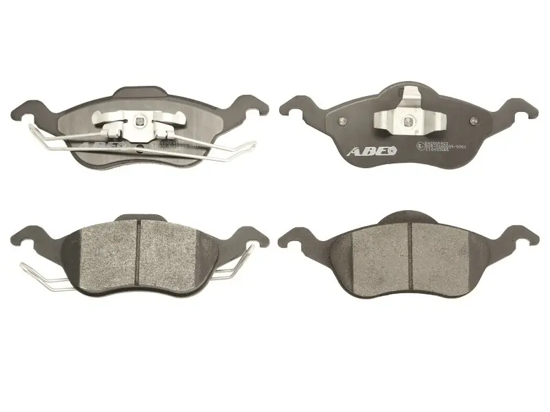Комплект гальмівних колодок передн, FORD FOCUS I FORD USA FOCUS ZX3, FOCUS ZX5 1.4-2.0 08.98-06.07 ABE C1G033ABE (фото 1)