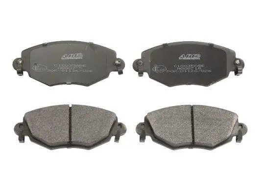 Комплект гальмівних колодок передн, FORD MONDEO III JAGUAR XJ, X-TYPE I 1.8-6.0 11.91-12.09 ABE C1G035ABE (фото 1)