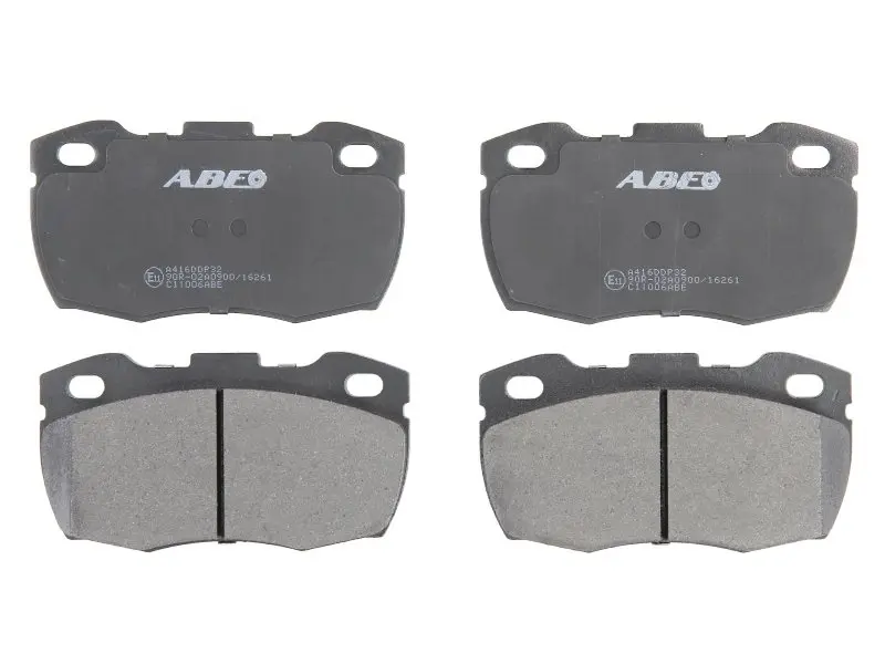 Комплект гальмівних колодок передн, LAND ROVER 110/127, 90 I, DEFENDER 2.2D-4.0 09.83-02.16 ABE C1I006ABE (фото 1)