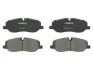 Комплект гальмівних колодок передн, LAND ROVER DISCOVERY III, DISCOVERY IV, RANGE ROVER III, RANGE ROVER SPORT I 2.7D-5.0 03.02-12.18 ABE C1I012ABE (фото 1)