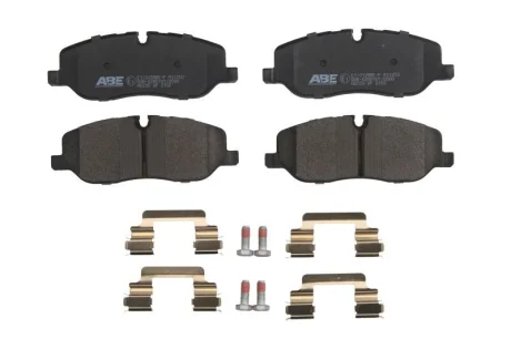 Комплект гальмівних колодок передн, LAND ROVER DISCOVERY III, DISCOVERY IV, RANGE ROVER III, RANGE ROVER SPORT I 2.7D-5.0 03.02-12.18 ABE C1I012ABE-P