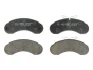 Комплект гальмівних колодок передн, MERCEDES G (W460), G (W463), MB (W631) 2.0-2.4D 02.80-02.96 ABE C1M000ABE (фото 1)