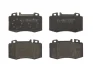 Комплект гальмівних колодок передн, MERCEDES CLS (C219), E (W211), M (W163), S (C215), S (W220, V220), S (W221, V221), SL (R129), SL (R230) 2.3-7.3 09.92-12.13 ABE C1M058ABE (фото 1)