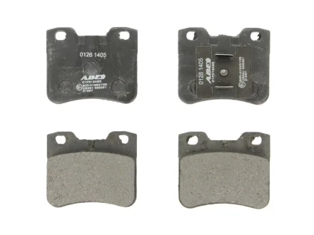 Комплект гальмівних колодок передн, CITROEN AX, SAXO PEUGEOT 106 I, 106 II 1.0-Electric 09.91-07.04 ABE C1P012ABE