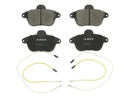 Комплект гальмівних колодок передн, PEUGEOT 605 2.0-3.0 06.89-09.99 ABE C1P017ABE