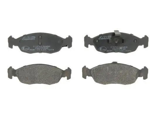 Комплект гальмівних колодок передн, CITROEN SAXO, XSARA PEUGEOT 106 I, 106 II, 205, 205 I, 205 II, 306 1.0-Electric 02.84-08.05 ABE C1P018ABE (фото 1)