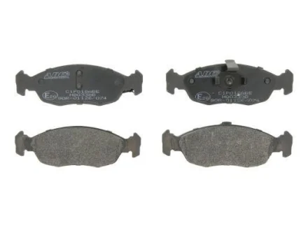 Комплект гальмівних колодок передн, CITROEN SAXO, XSARA PEUGEOT 106 I, 106 II, 205, 205 I, 205 II, 306 1.0-Electric 02.84-08.05 ABE C1P018ABE