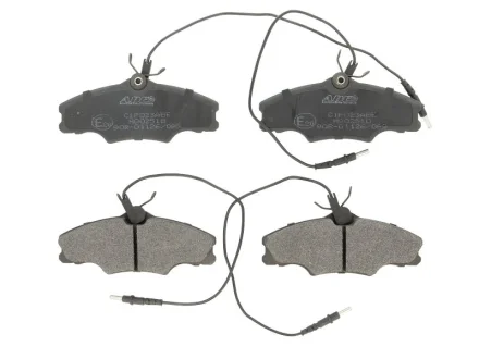 Комплект гальмівних колодок передн, PEUGEOT 406 1.6/1.8/1.9D 11.95-10.04 ABE C1P023ABE
