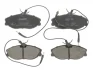 Комплект гальмівних колодок передн, CITROEN XSARA, ZX PEUGEOT 306, 406, 607 1.6-3.0 05.93-07.11 ABE C1P024ABE (фото 1)