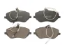 Комплект гальмівних колодок передн, CITROEN C5 III, C6 PEUGEOT 407, 607 1.6-3.0D 02.00- ABE C1P046ABE (фото 1)