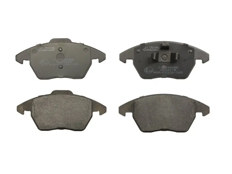 Комплект гальмівних колодок передн, AUDI A1 CITROEN C4, C4 GRAND PICASSO I, C4 GRAND PICASSO II, C4 I, C4 PICASSO I FORD MONDEO III PEUGEOT 207, 208, 208 I, 3008, 3008 I 1.0-Electric 10.03- ABE C1P049ABE (фото 1)