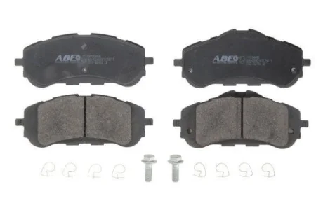 Комплект гальмівних колодок передн, CITROEN BERLINGO OPEL ASTRA L, COMBO PEUGEOT 308, 308 II, 308 III, PARTNER, RIFTER TOYOTA PROACE CITY 1.2-Electric 09.13- ABE C1P054ABE