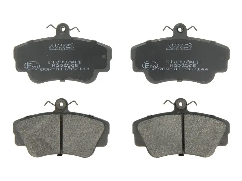 Комплект гальмівних колодок передн, VOLVO 440, 460, 480 1.6-2.0 04.86-12.96 ABE C1V007ABE (фото 1)