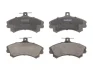 Комплект гальмівних колодок передн, VOLVO S40 I, V40 MITSUBISHI CARISMA, COLT CZC VI, COLT VI, SPACE STAR SMART FORFOUR 1.1-2.0D 07.95-06.12 ABE C1V017ABE (фото 1)