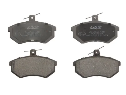 Комплект гальмівних колодок передн, AUDI 100 C2, 100 C3, 200 C2, 200 C3, 80 B2, 80 B3, 80 B4, 90 B3, A4 B5, A4 B6, CABRIOLET B3, COUPE B2, COUPE B3, QUATTRO CHERY A3, COWIN 5 1.4-2.9 07.77- ABE C1W001ABE