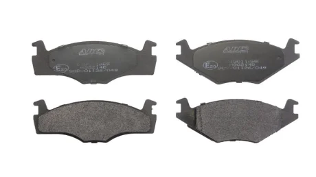 Комплект гальмівних колодок передн, SEAT CORDOBA, IBIZA II, TOLEDO I VW CADDY I, GOLF I, GOLF II, GOLF III, JETTA I, JETTA II, PASSAT B1, PASSAT B2, PASSAT B3/B4 1.0-2.2 02.74-10.02 ABE C1W011ABE
