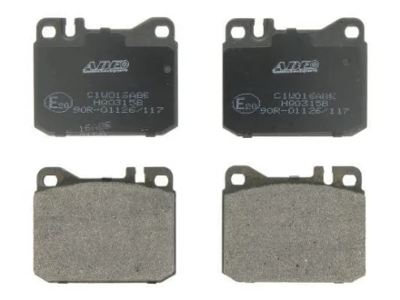 Комплект гальмівних колодок передн, MERCEDES S (C126) VW LT 28-35 I, LT 40-55 I 2.0-5.5 04.75-06.96 ABE C1W016ABE