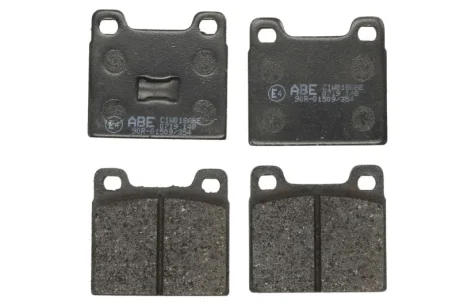 Комплект гальмівних колодок передн, AUDI 50, 80 B1, 80 B2 VW DERBY, GOLF I, JETTA I, PASSAT B1, PASSAT B2, POLO, POLO CLASSIC, POLO II, SANTANA, SAVEIRO G1, SCIROCCO 0.8-2.1 05.72-07.96 ABE C1W018ABE