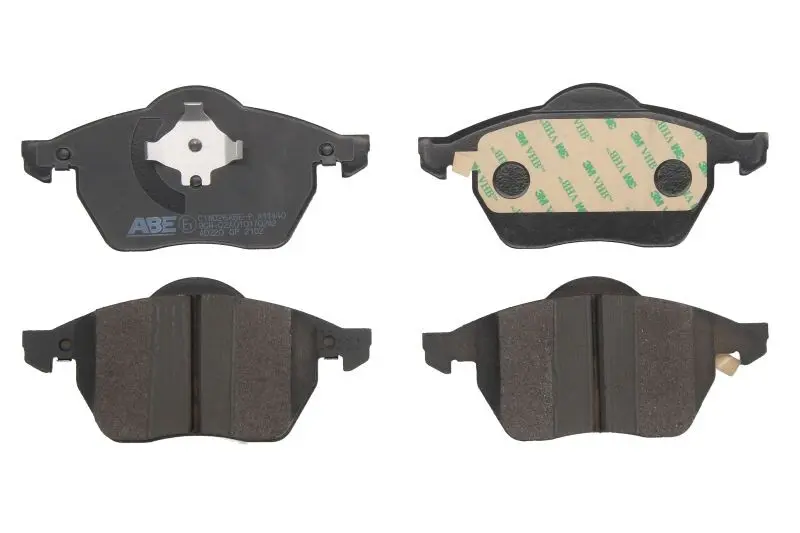 Комплект гальмівних колодок передн, AUDI A1, A3, A4 B5, A6 C4, TT SEAT ALHAMBRA, IBIZA III, IBIZA IV, IBIZA IV SC, LEON, TOLEDO II, TOLEDO IV SKODA FABIA I PRAKTIK 1.0-Electric 06.91- ABE C1W026ABE-P (фото 1)
