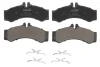 Комплект гальмівних колодок передн, MERCEDES G (W461), G (W463), SPRINTER 2-T (B901, B902), SPRINTER 3,5-T (B909), SPRINTER 3-T (B903), SPRINTER 3-T (B906), SPRINTER 4,6-T (B906) 2.1D-5.0 08.88- ABE C1W036ABE (фото 1)